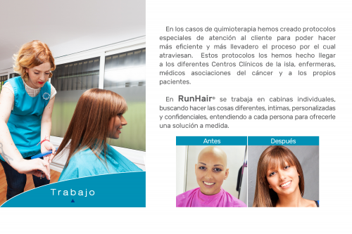Protesis capilar para mujer