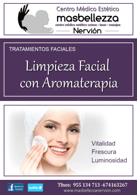 LIMPIEZA FACIAL CON AROMATERAPIA