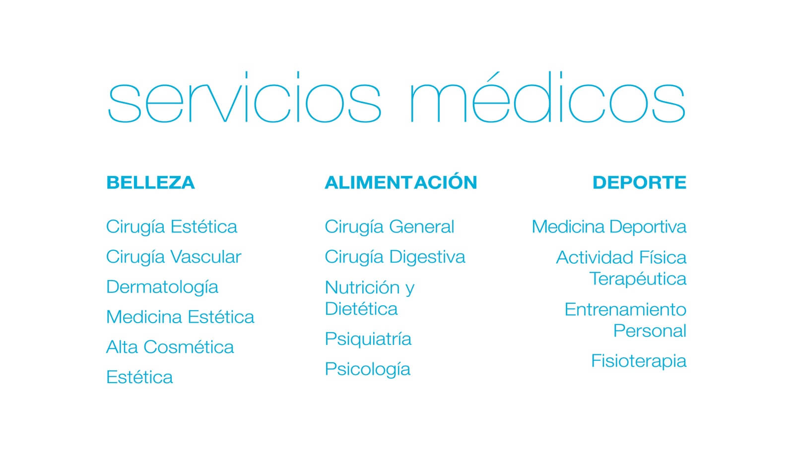 Nuestros servicios