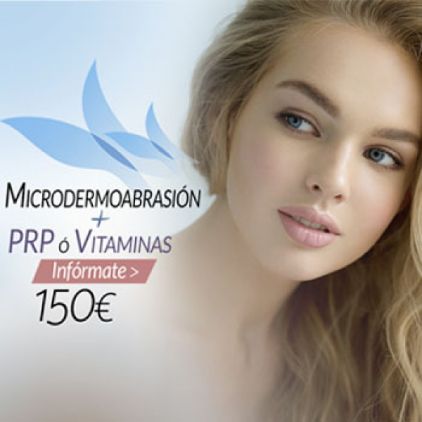 Microdermoabrasin con Punta de diamante + PRP o Vitaminas 150  en TodoEstetica.com