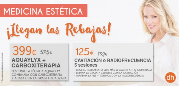 Promociones Aqualyx, Cavitacin y Radiofrecuencia en TodoEstetica.com