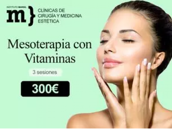 3 sesiones de Mesoterapia con Vitaminas por solo 300 en TodoEstetica.com