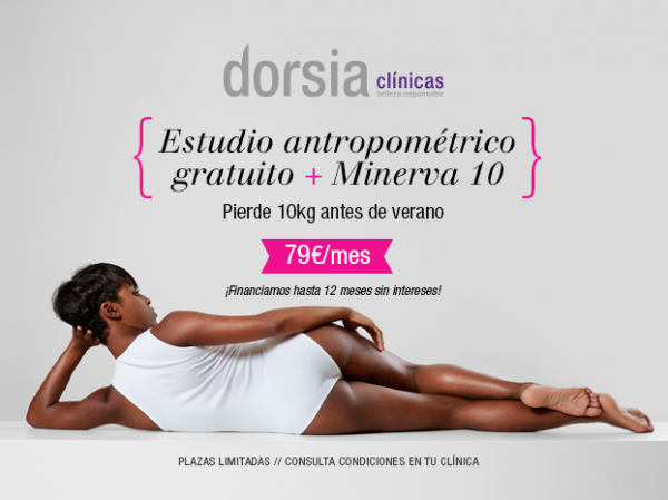 Tratamiento Minerva pierde 10kg + Estudio Antropomtrico gratuito79/mes en TodoEstetica.com