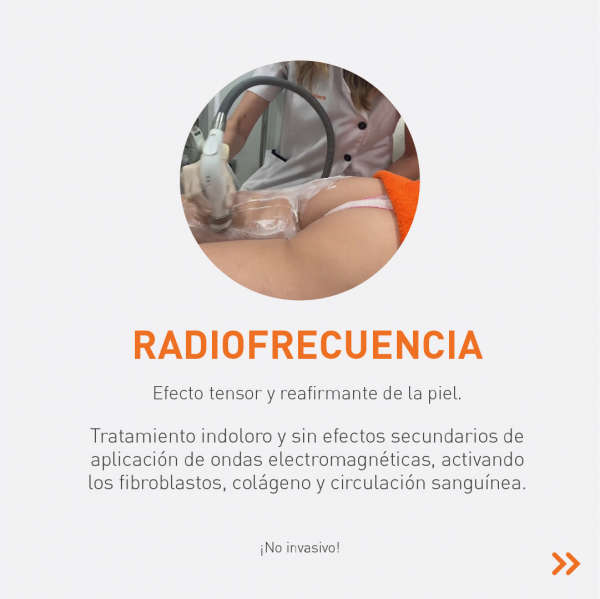  Radiofrecuencia corporal en Clínicas DH