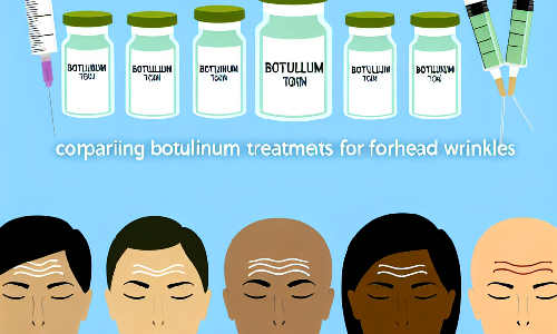Estudio compara la eficacia de diferentes tratamientos con toxina botulnica para arrugas en la frente